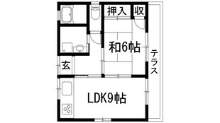 花屋敷1丁目平屋戸建の物件間取画像